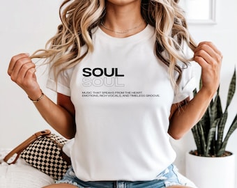 Soul Music T-shirt, Perfect for Music Lovers