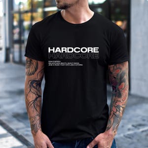 Camiseta de hardcore techno, camiseta rave, ropa urbana underground, atuendo rave, moda techno, ropa para festivales, regalo para ravers