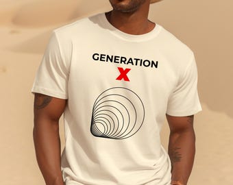 Gen X Forever T-Shirt, Retro Graphic Tee, Gift for Gen X, Graphic Techno Shirt, Vintage Generation X Shirt, Proud Gen X Tee