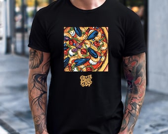 Midnight Pizza Club T-shirt | Fun Unisex Tee, Perfect for Pizza