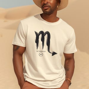 Skorpion Sternzeichen T-Shirt, Astrologie Shirt, Geburtstagsgeschenk für Astrologie-Liebhaber, Horoskop T-Shirt, Sternzeichen T-Shirt, Horoskop Kleidung