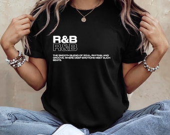 R&BミュージックTシャツ、アーバンストリートウェアグラフィックTシャツ