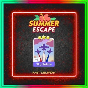 Sky Salute - Monopoly_Go 3 Star Stickers - Album - Summer Escape Go - Fast Delivery