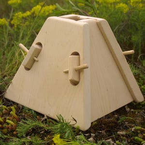 Paskha-form. Träform för ost. Ortodox påsk. Original påskrätt