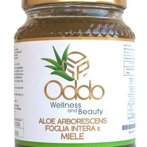 Aloe Arborescens y miel, receta del Padre Romano Zago 750 ml
