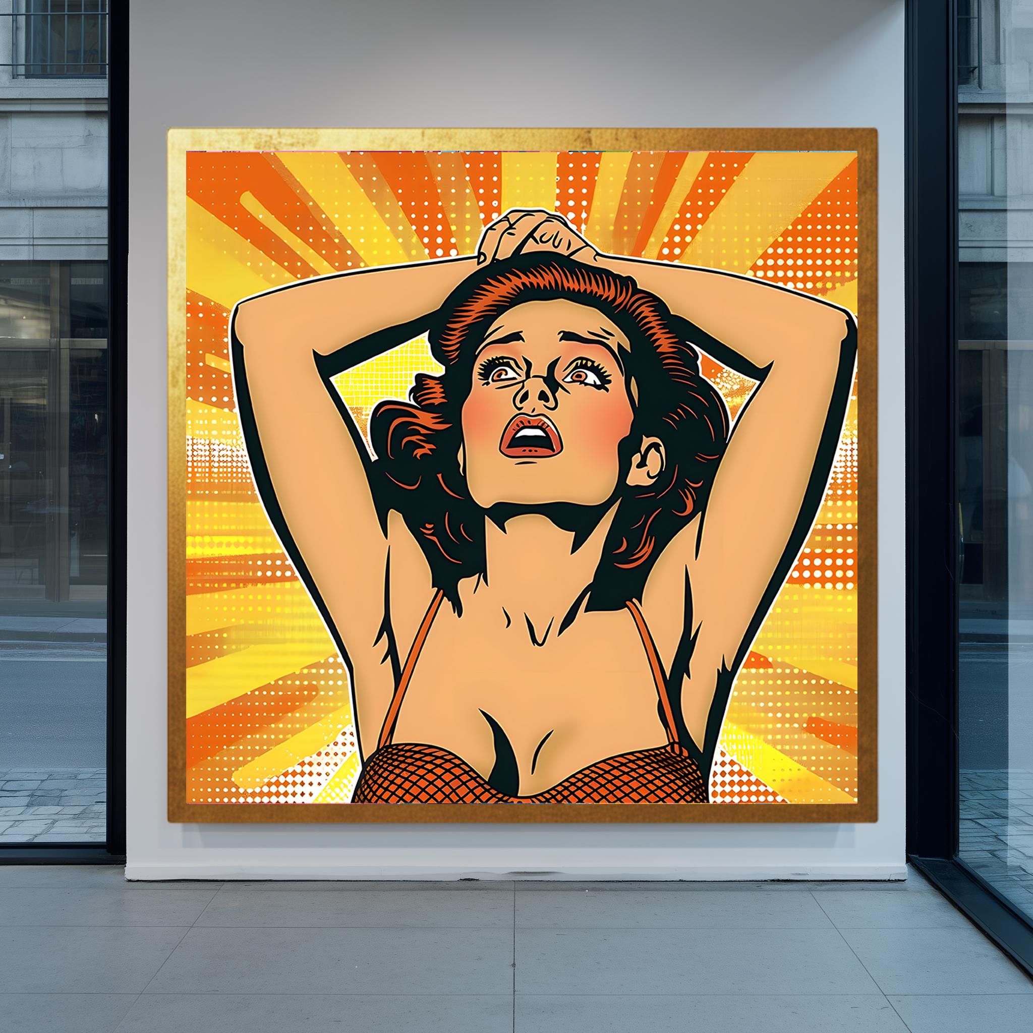 1960s Kitsch Woman Painting - Etsy