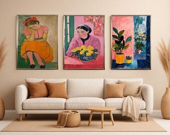 Vintage Portrait Botanical Print  Floral Wall Art Classic Still Life Decor Elegant Nature Inspired Artwork for Stylish Modern Home Interiors