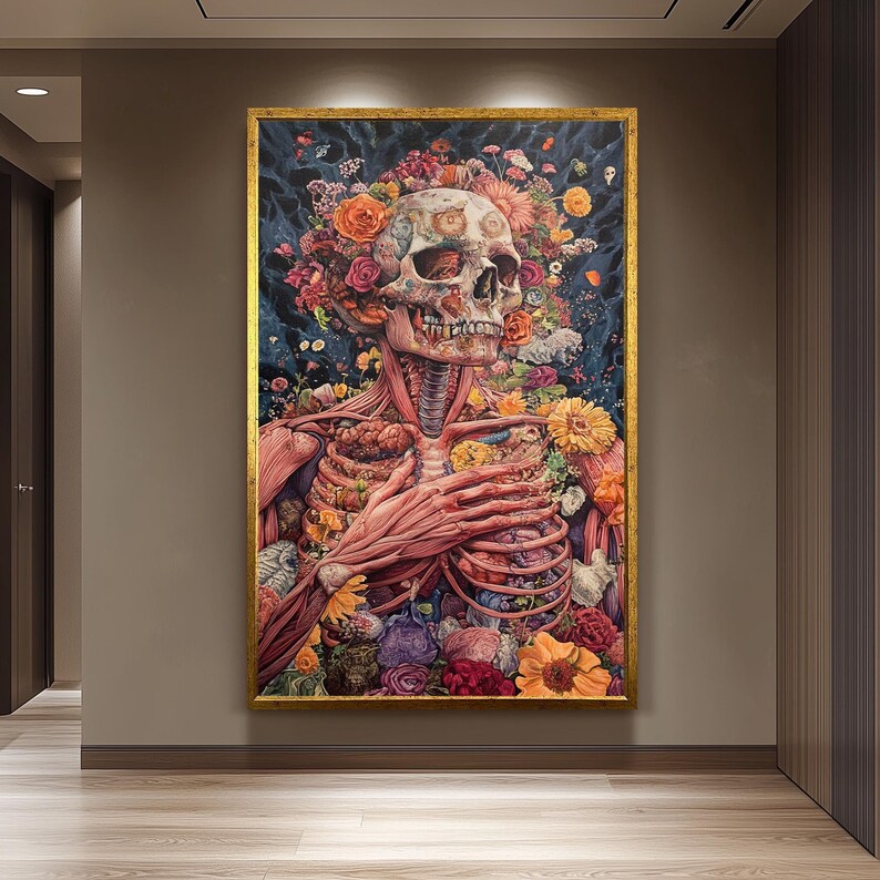 Surreal Human Anatomy Wall Art Set of 3 Abstract Body Organ Prints ...