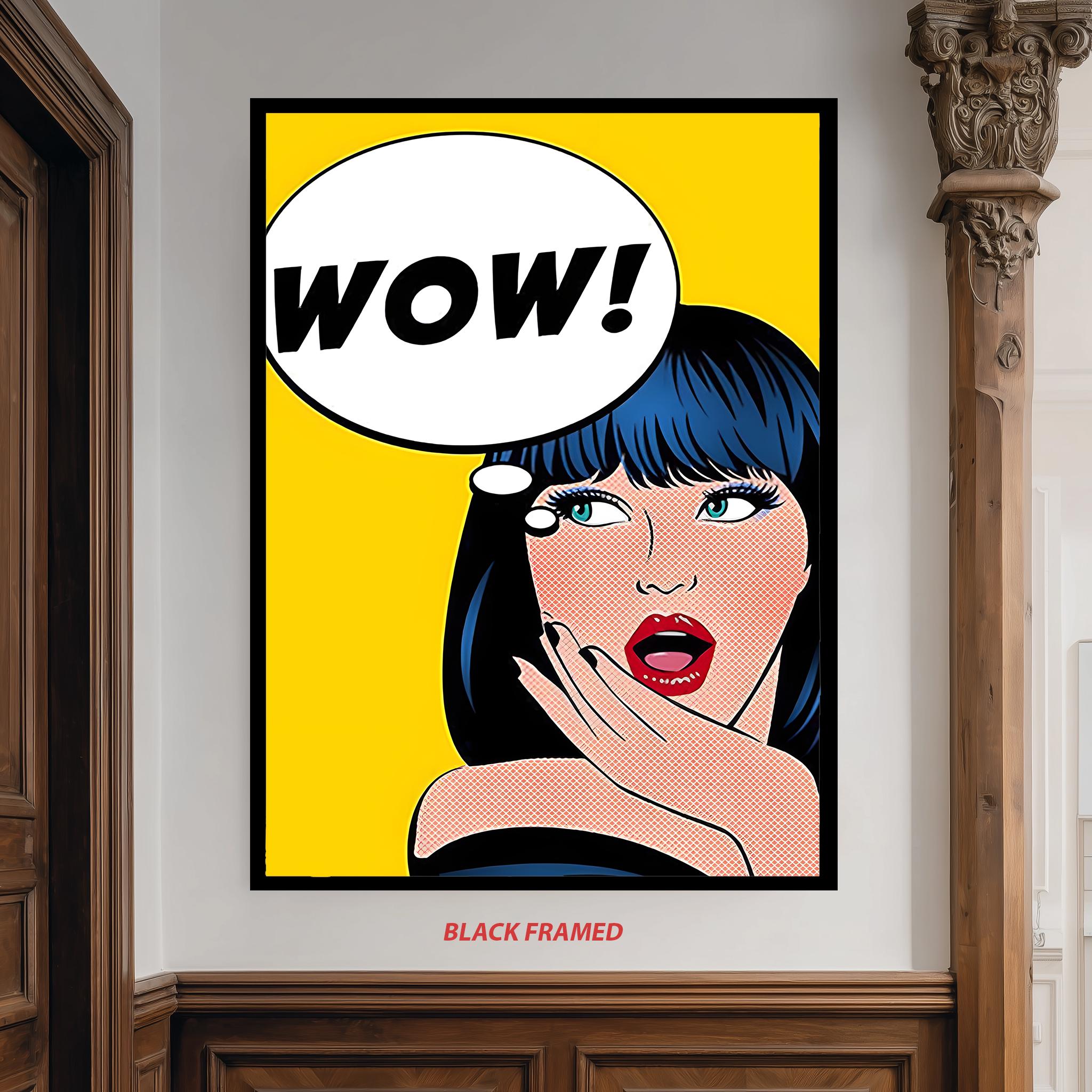 Pop Art Canvas Print, Retro Comic Woman, 50s Style Decor - Etsy