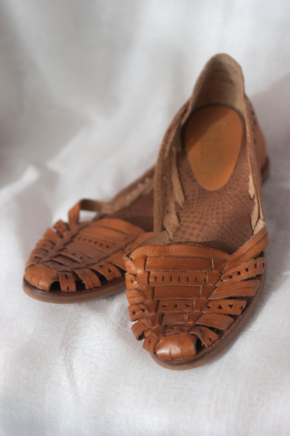 Huarache Sandals Brown Leather 7.5 Womens | Etsy