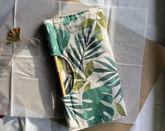 Portacomidas artesanal • Portacomidas hecho a mano • Bolsa de tela