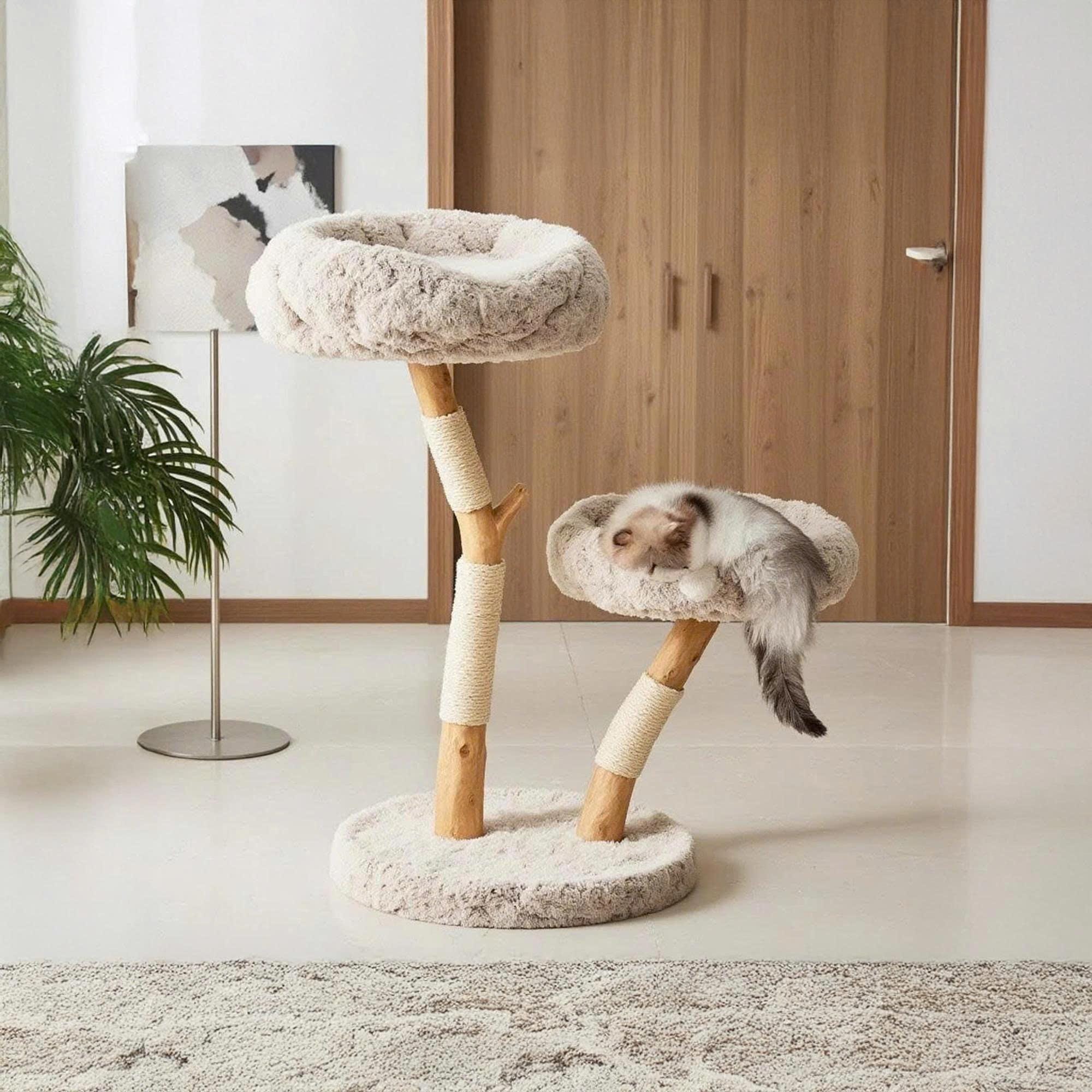 Plants Bamboo Cat Tower Bamboo Tree Eco Cat Tree Natural Branch
