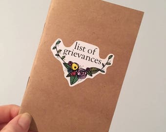 List of Grievances - Snarky Gift - Sarcastic Gift - Festivus - List Pad - Stocking Stuffer - Funny Gift - Funny - Christmas Gifts for Office