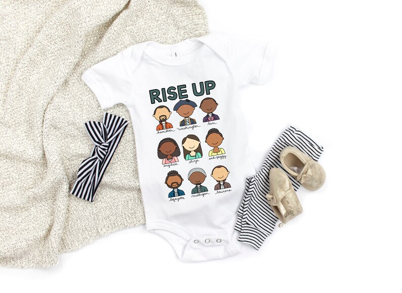 Hamilton Rise up Kids Tshirt Alexander Hamilton Schuyler Etsy