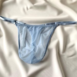 Men's transparent thongs | luxury men’s thong | Mesh men’s soft thong| Naked men's thong| A gift for him Transparent Underwear For Men