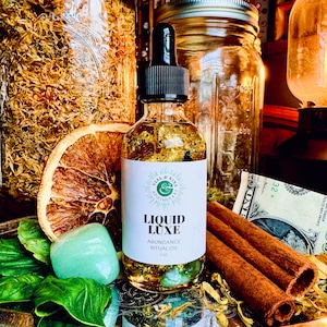 Handcrafted Money Spell Oil: Wealth, Prosperity, Abundance Ritual