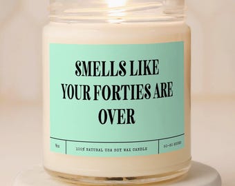 50th Birthday Gift Candle Funny Birthday Gifts Turning Fifty Years Old Gift For Best Friend, Mother, Sister, Aunt