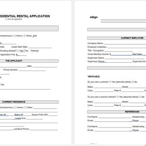 Arkansas Rental Application Form (Editable Word)