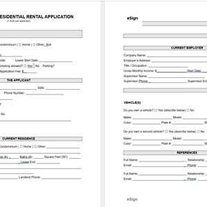 Connecticut Rental Application Form (Editable Word)