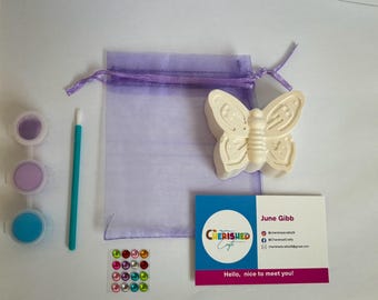 Paint Your Own Party Favour – Insect Theme | Bug Kit for Kids | Party Bag Fillers | Craft Activity | Birthday Party | Butterfly Bee Ladybird