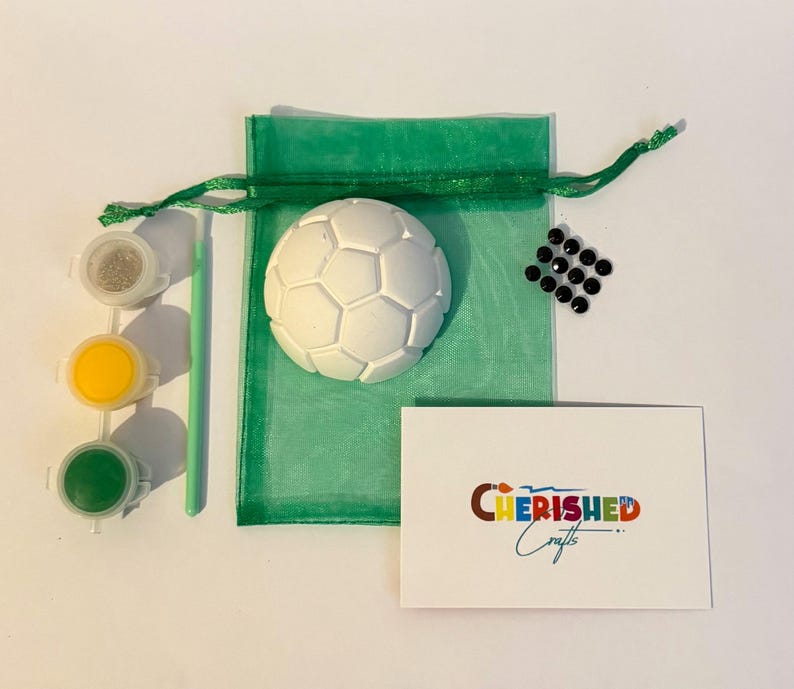 Football Party Favours – Paint Your Own Kits | Football, Trophy & Medal Ornaments | Sports | Kids Birthday | Children Football Gift 1