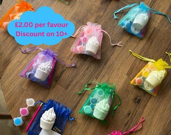 Paint Your Own Cupcake Party Favour | Sweet Craft Kit for Kids | DIY Treat-Themed Activity | Cherished Crafts