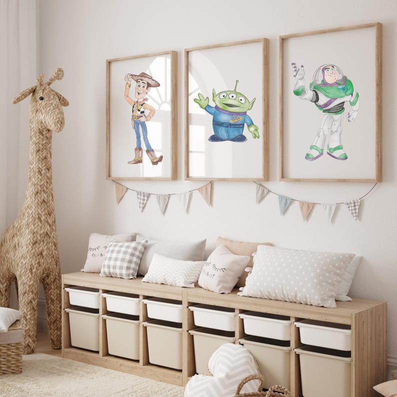 Toy Story Wall Art for Kids – Printable Digital File – Instant Download ...
