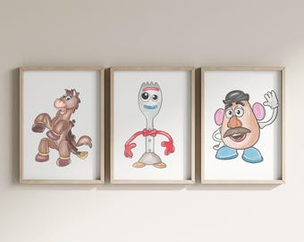 Toy Story Wall Art for Kids – Printable Digital File – Instant