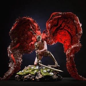 Elden Ring Malenia Figure:  Resin Statue Hand Painted