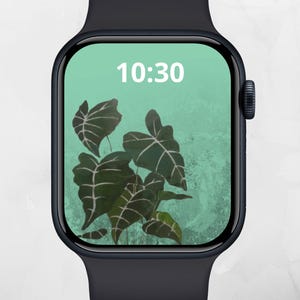 Quadrante floreale per Apple Watch e iPhone, download digitale istantaneo, sfondo carino per orologio