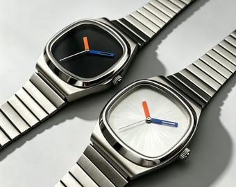 Reloj de hombre retro minimalista, reloj casual para el día a día, regalo para él, regalo perfecto para el Día del Padre para papá/novio, regalo de relojes para parejas