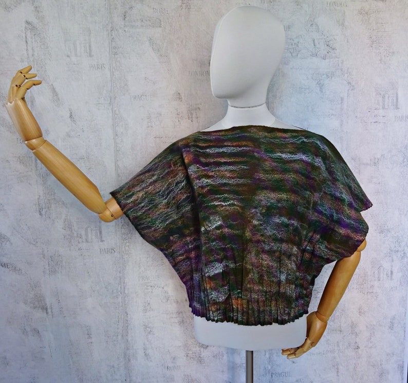 Wool Felt Clothing Wet Felt Green Tunic Cozy Tunic W\u043emens Vest Felted Wool Poncho Warm Poncho
