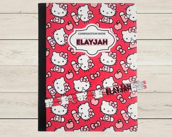 Custom Composition Notebook Set w/ Custom Pencils