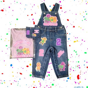 Barney バーニー オーバーオール ロンT セット レトロ ビンテージ Barney Overalls - Etsy