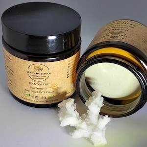 5 Pcs Handmade Sunscreen SPF 50 for Face,Best Sunscreen for Sensitive Skin, Before After 2 in 1 Sunscreen Lotion, Broad Spectrum Sunscreen