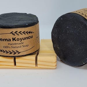 Oily Hair Natural Shampoo Bar with Activated Carbon, Hair Organic Vegan Shampoo Bar for Greasy Hair, Eco Friendly Shampoo Bar for Oily Hair