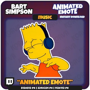 ANIMATED Emote | Dance Emote | Music Emote | Instant Download | Twitch & Kick Emote - Discord -Youtube - IG GIF | Transparent Background
