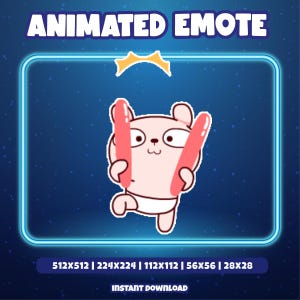 Dancing Bear Animated Emote: Party Stream Twitch, Discord, YouTube (GIF Instant Download