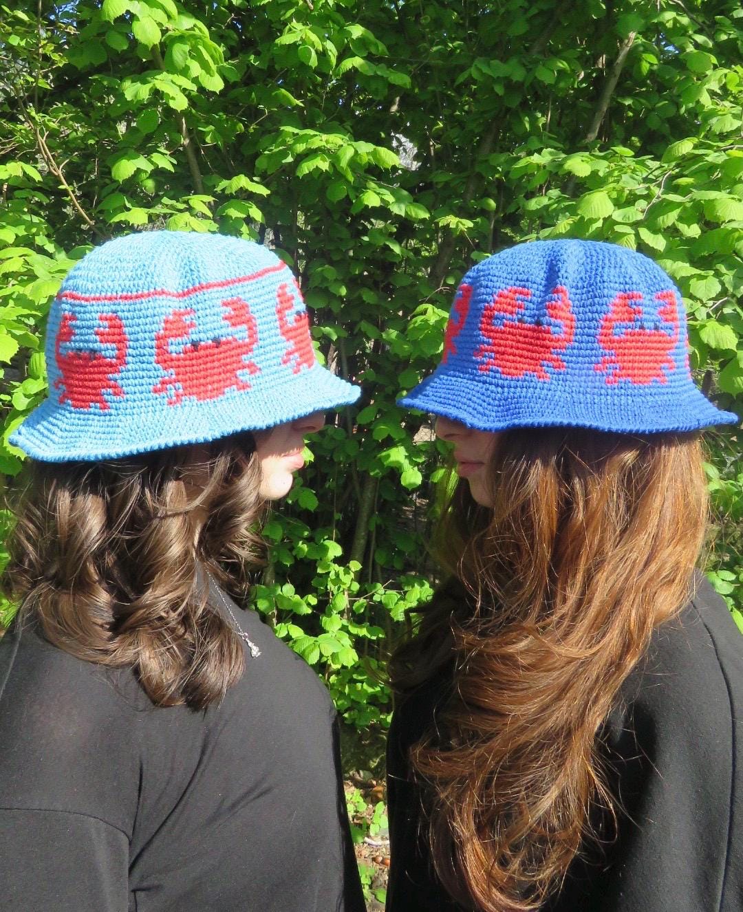 Handmade Crochet Bucket Hat: Organic Cotton Summer Knit Accessory - Etsy