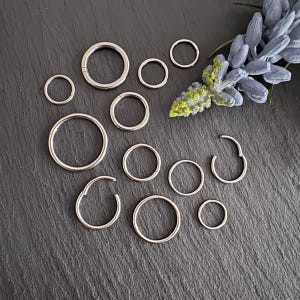Septum Piercing Scharnier Clicker 316L Chirurgenstahl Nasenring Helix Tragus Knorpelohrring Nasenpiercing Segmentring Daith Conch Ohrring