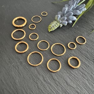 Gold Septum Piercing Hinge Clicker 316L Surgical Steel Nose Ring Helix Tragus Cartilage Earring Nose Piercing Segment Ring Daith Conch