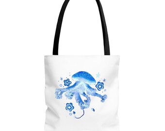 Borsa tote a forma di medusa: borsa da spiaggia a tema oceano
