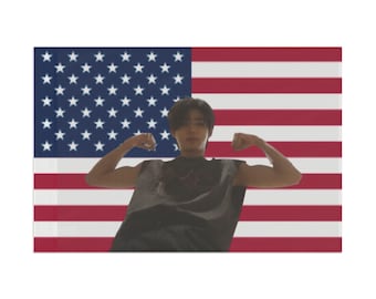 ENHYPEN SungHoon USA Flag: Decorazione patriottica per la casa K-Pop