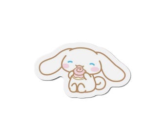 Magnete Cinnamoroll, simpatico coniglietto fustellato, decorazioni pastello