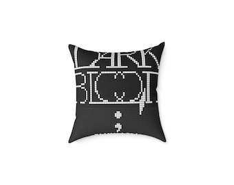 Cuscino ENHa Dark Blood Pixel Art, decorazione moderna per la casa