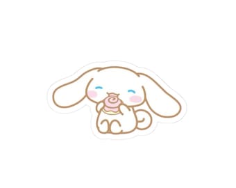 Adesivo Cinnamoroll, coniglietto carino, Sanrio, estetica kawaii