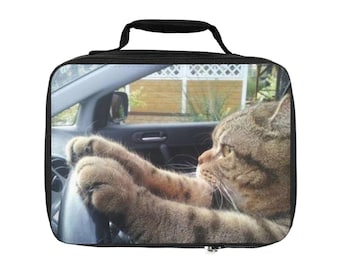 Cat Lunch Bag: Insulated Animal Tote for Cat Lovers