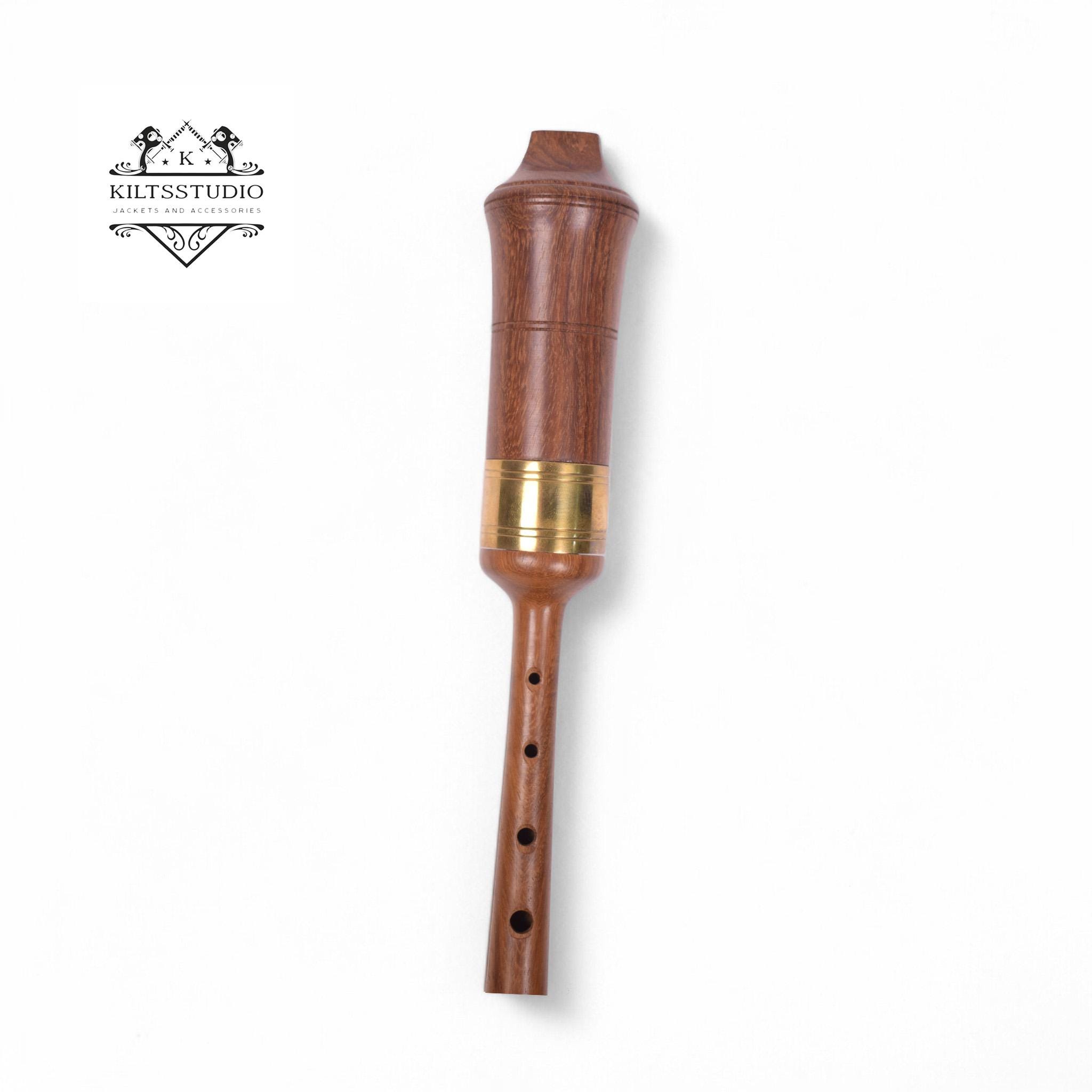 Woodwind Instruments With Two Reeds Handcrafted Rosewood Musical RAUSCHPFEIFE – Small Medieval Shawm ...