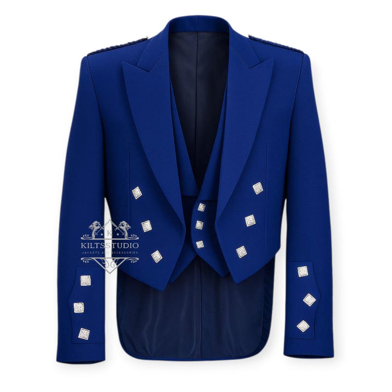 Royal Blue Prince Charlie Jacket