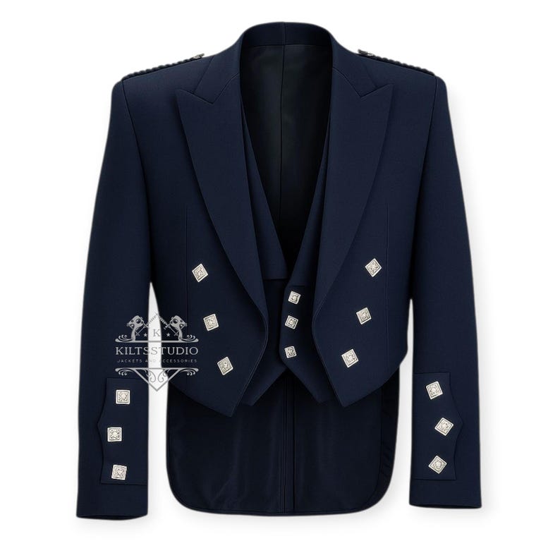 Navy Blue Prince Charlie Jacket